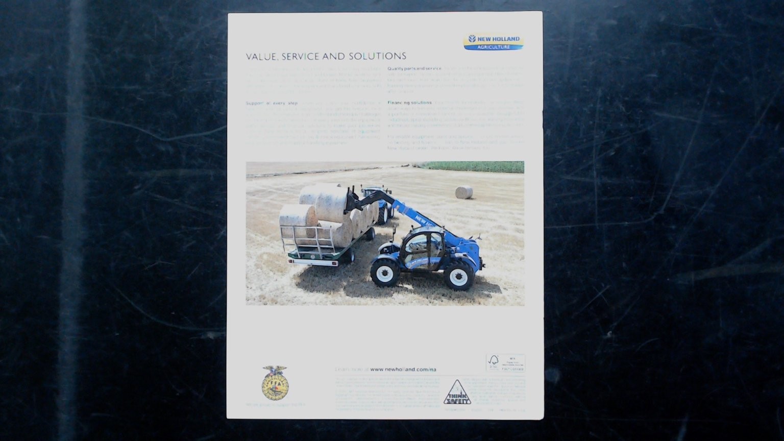 New Holland LM Series Telehandlers Brochure Agriculture Tractor 2000s