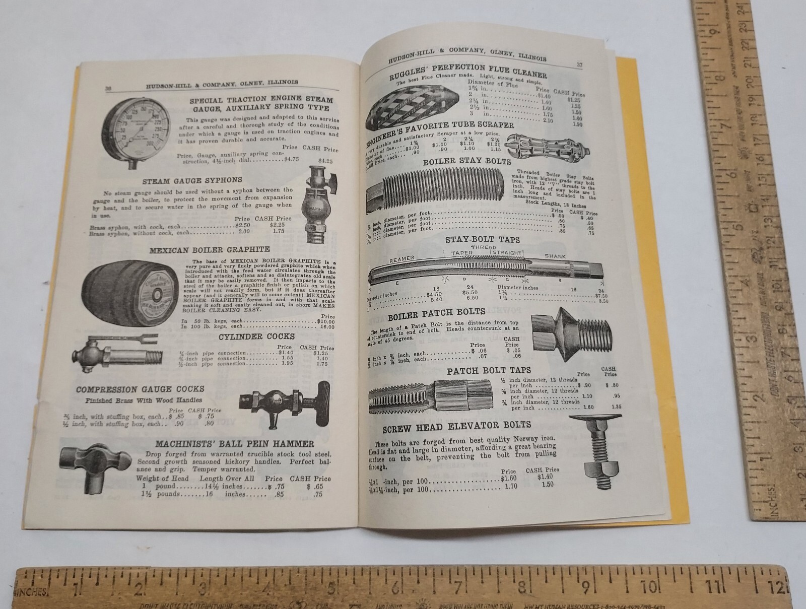 1931 – THRESHER SUPPLIES / MILL SUPPLIES – HUDSON-HILL & CO – listing #5347