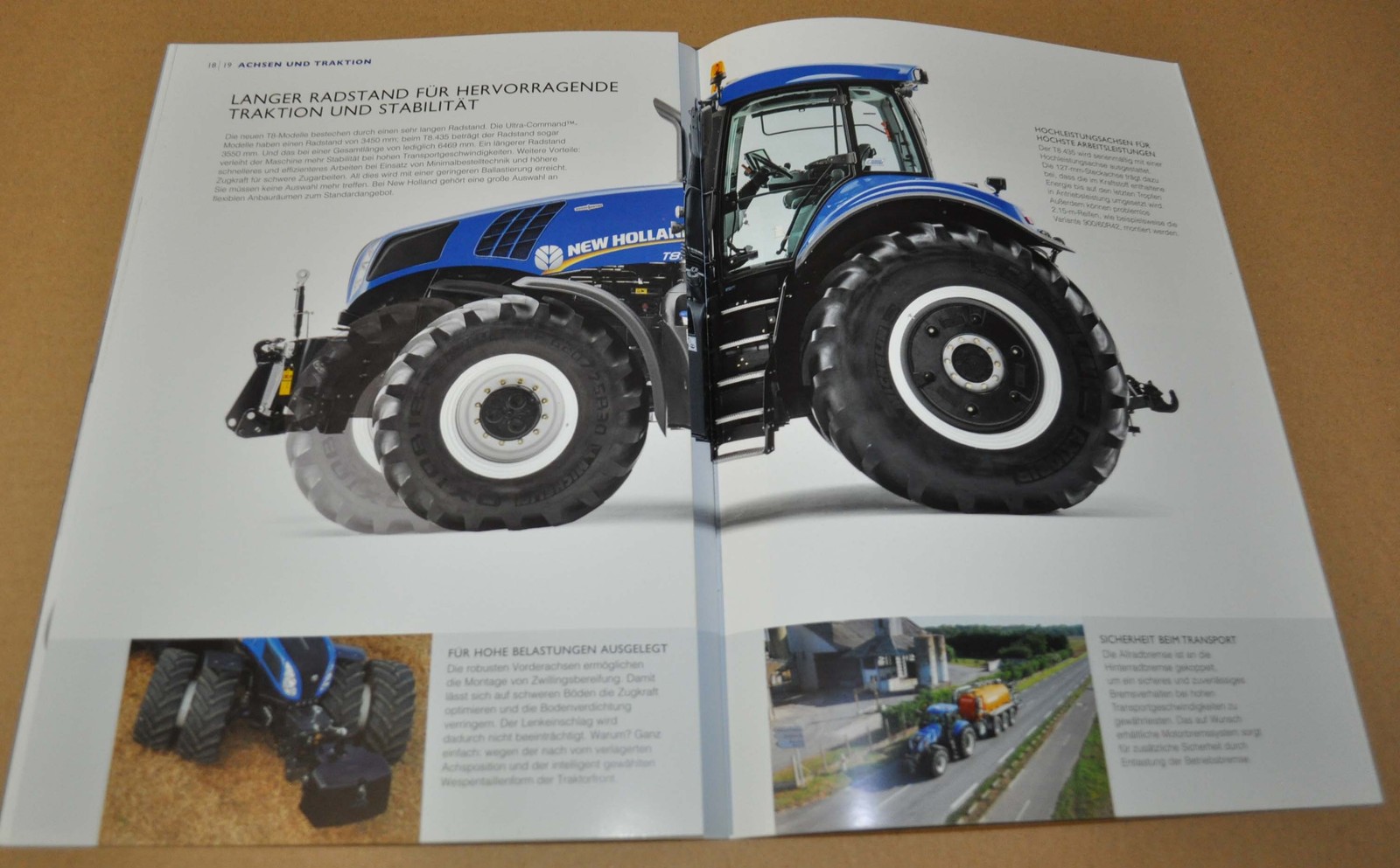 2015 New Holland T8 Series Tractor Brochure Prospekt DE