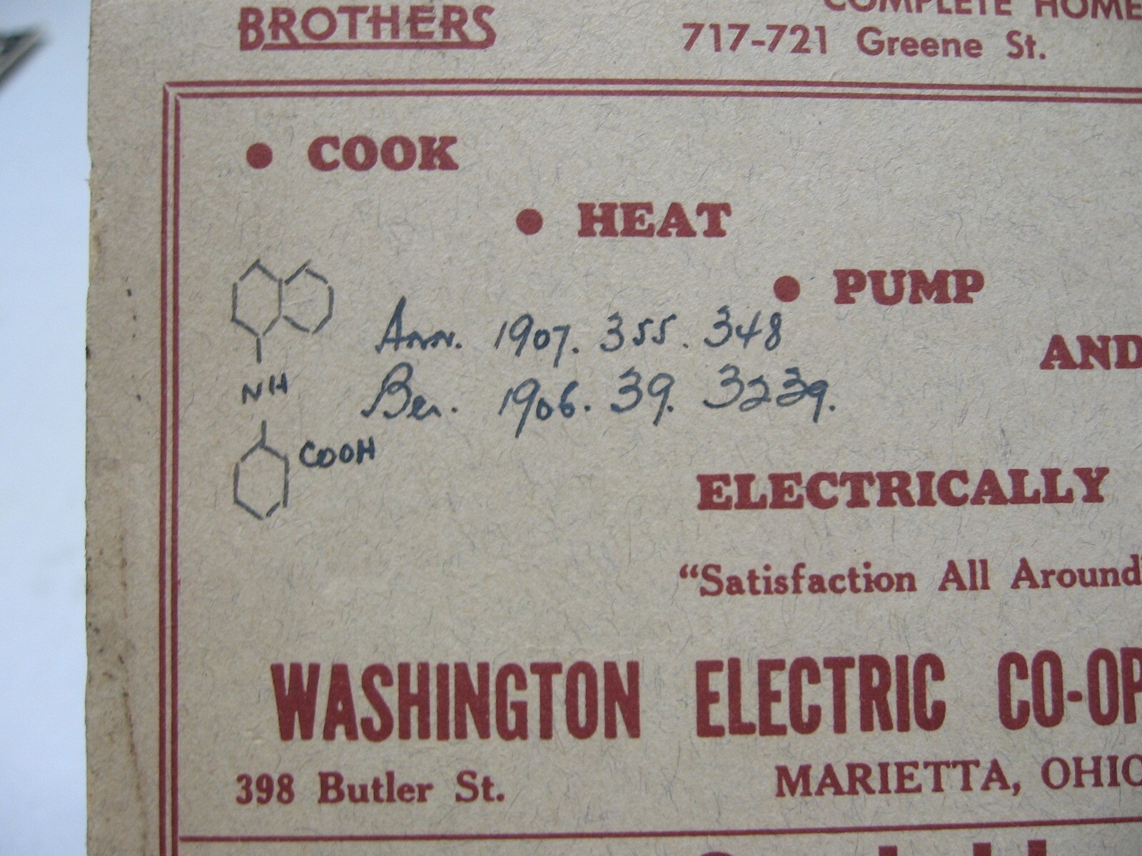 1953 Washington County Ohio Farm Account Book & Income Tax Record