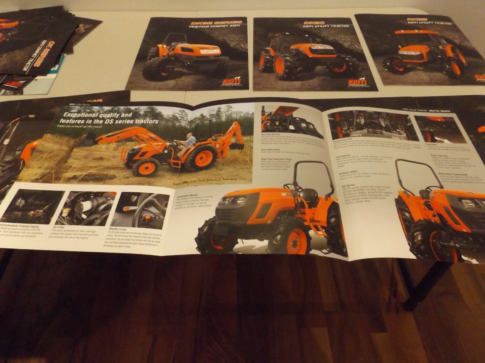 7-pc. KIOTI COMPACT & UTILITY TRACTORS, 2012