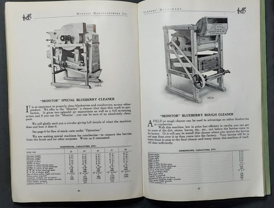 1924 Catalog Monitor Canners Machinery Huntley Manufacturing Co Silver Creek NY