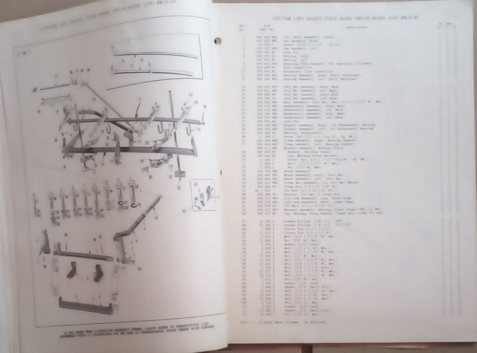1952 Massey Harris 4 Row Cultivators #70 Spring Trip #71 Spring Tooth #73Skiprow