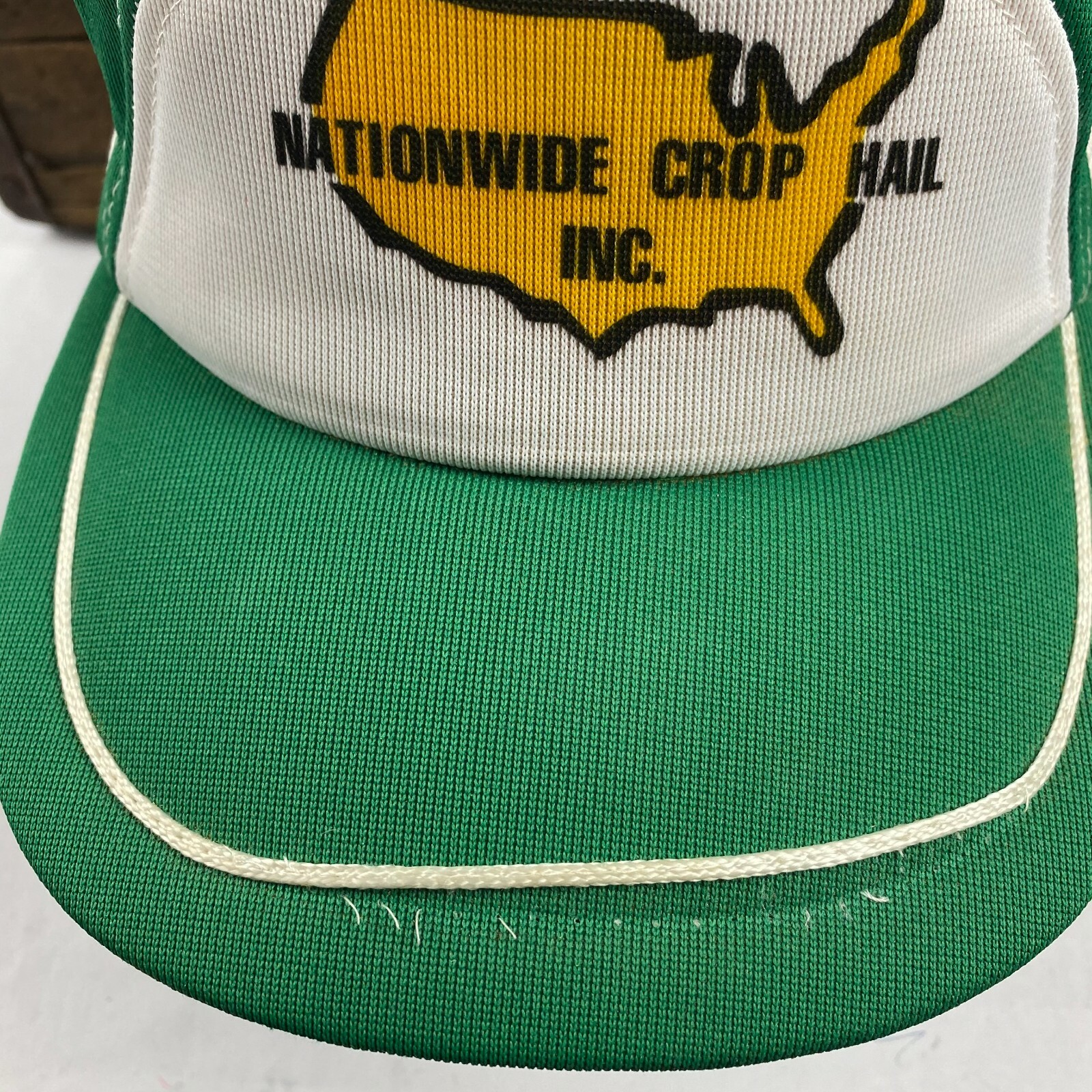 Nationwide Crop Hail Trucker Hat Farmer Snapback Cap Mesh SM-MD Ag USA Vintage