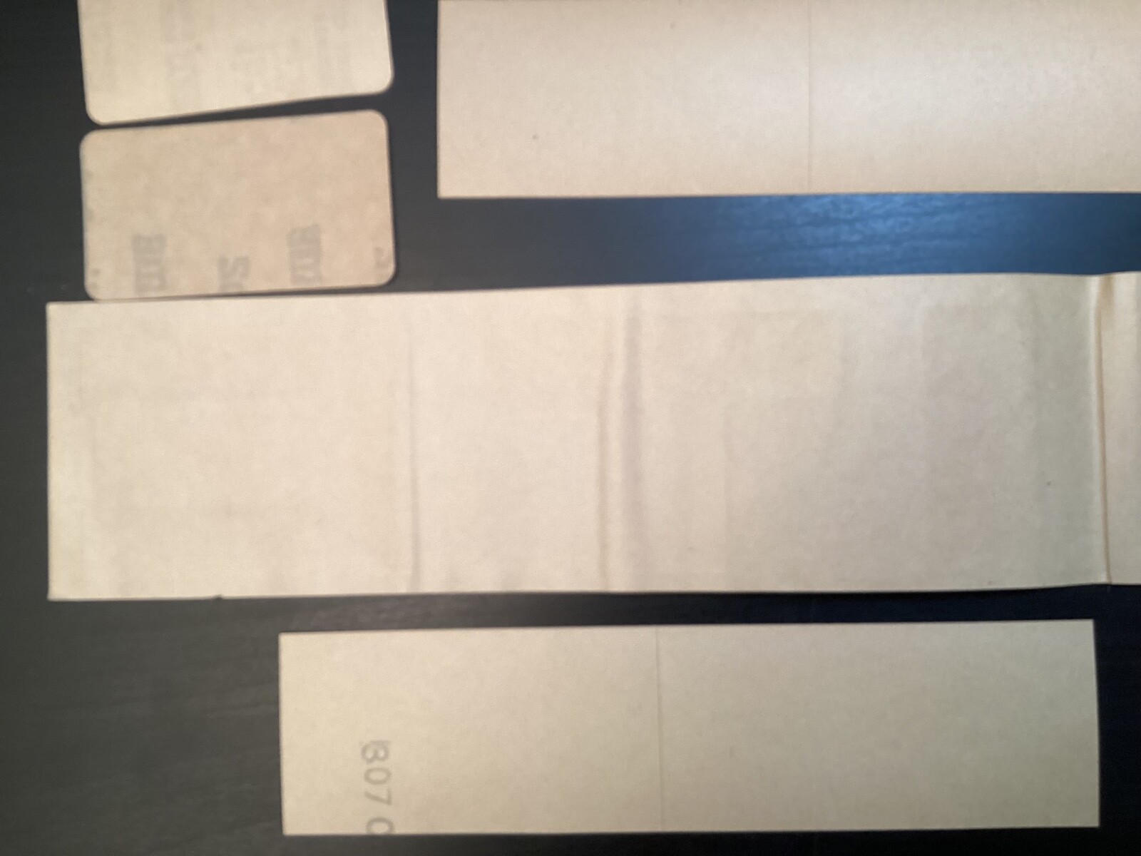 Seven Vtg. Decals White Farm Equipment « 385 » « White » « Safety » 2 Red, Orange