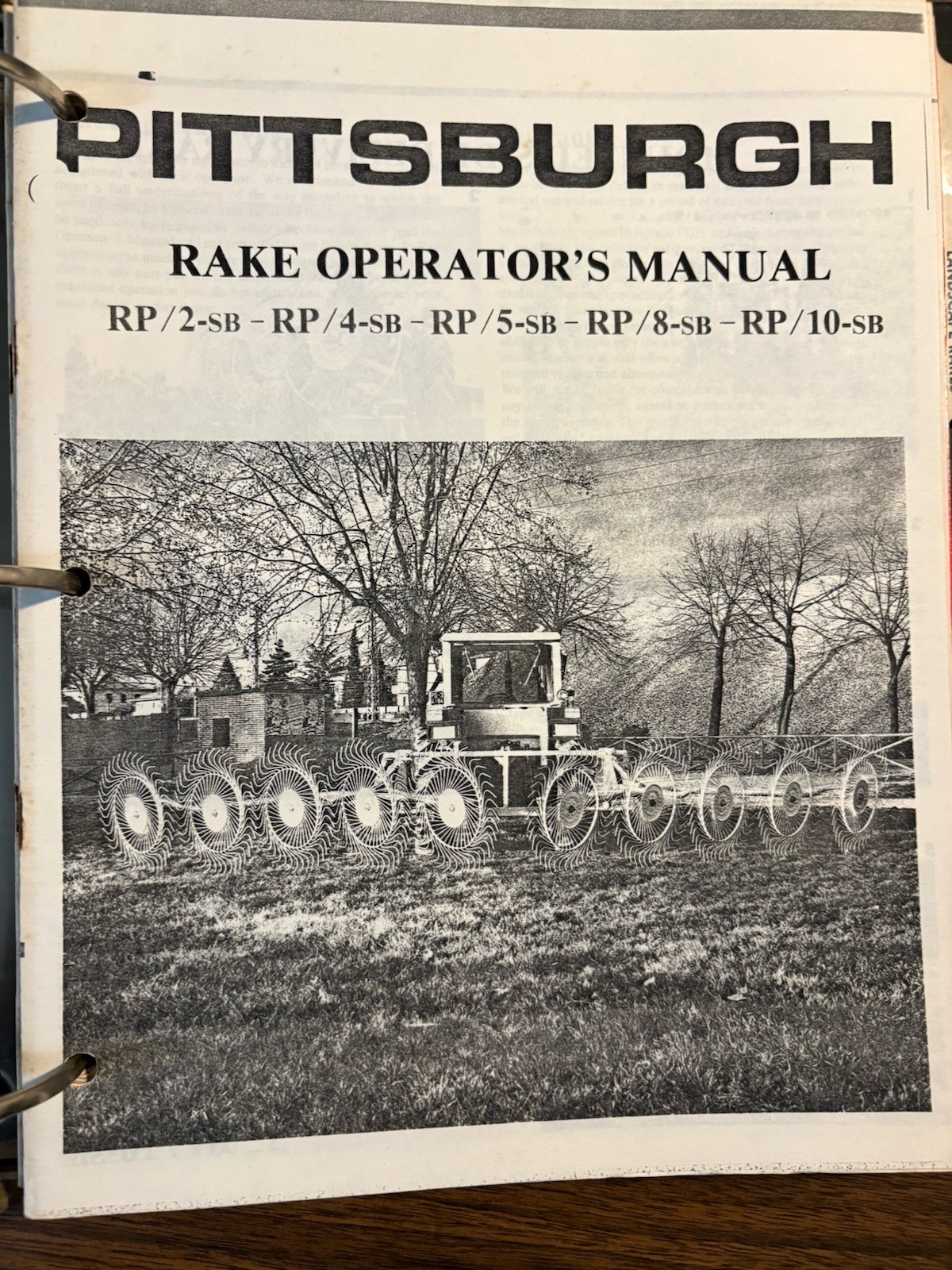 Taylor/Pittsburgh Farm Implements Brochures And Parts List