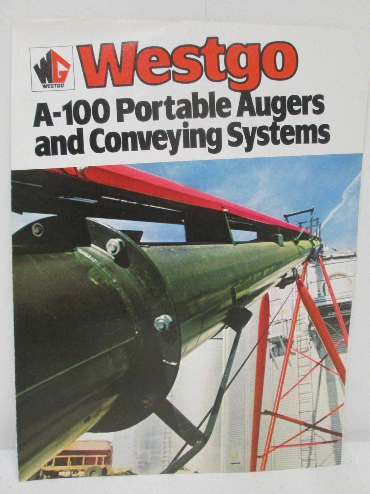Westgo A-100 Portable Augers and Conveying Systems Sales Brochure Specifications
