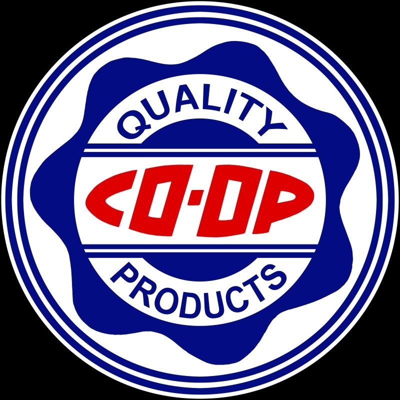 CO – OP Quality Products NEW METAL SIGN: 12&Prime; Diameter Round