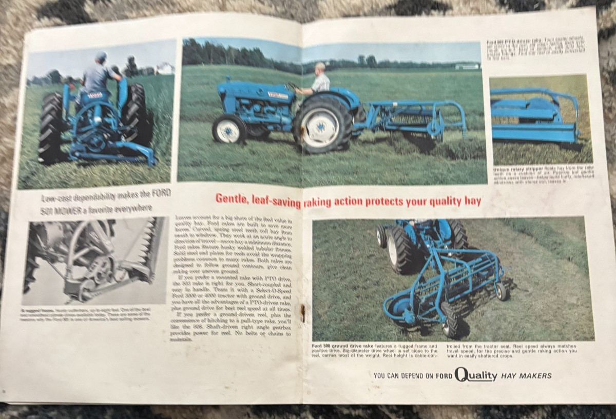 Ford Tractor Haymakers For 1966 Brochure DCPA26