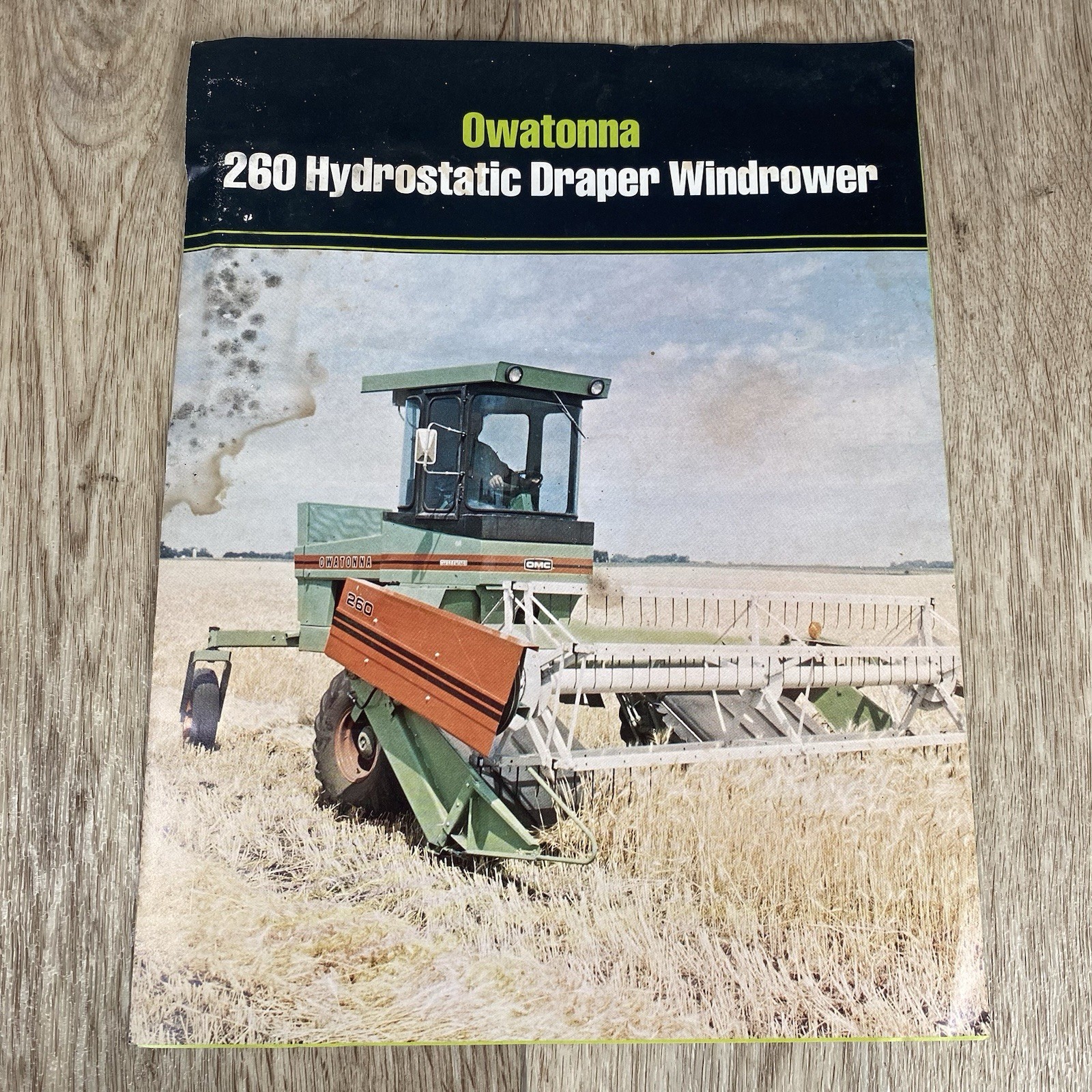 Owatonna Sales Brochure 260 Hydrostatic Draper Windrower Dealership