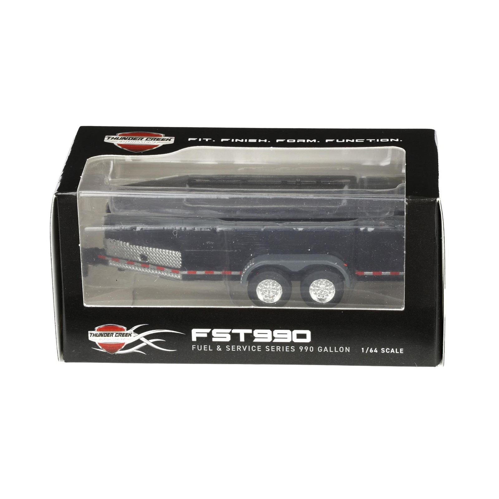 1/64 Thunder Creek FST990 Tandem Axle Fuel Trailer, Black, TCM601
