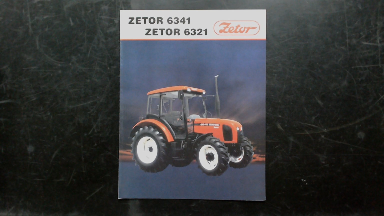 Zetor 6341 6321 Brochure Vintage Agricultural Tractor Advertising