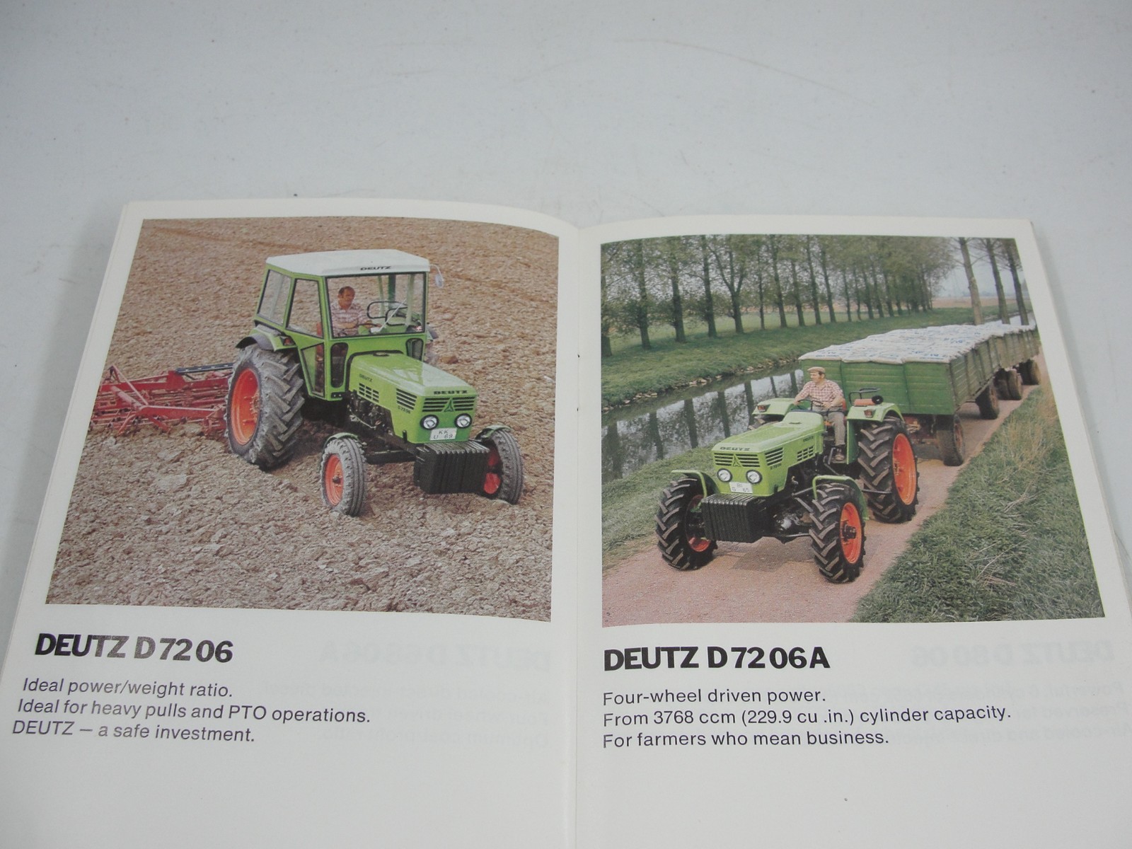 Deutz Tractors Series 06 The Big Success 1974 Brochure