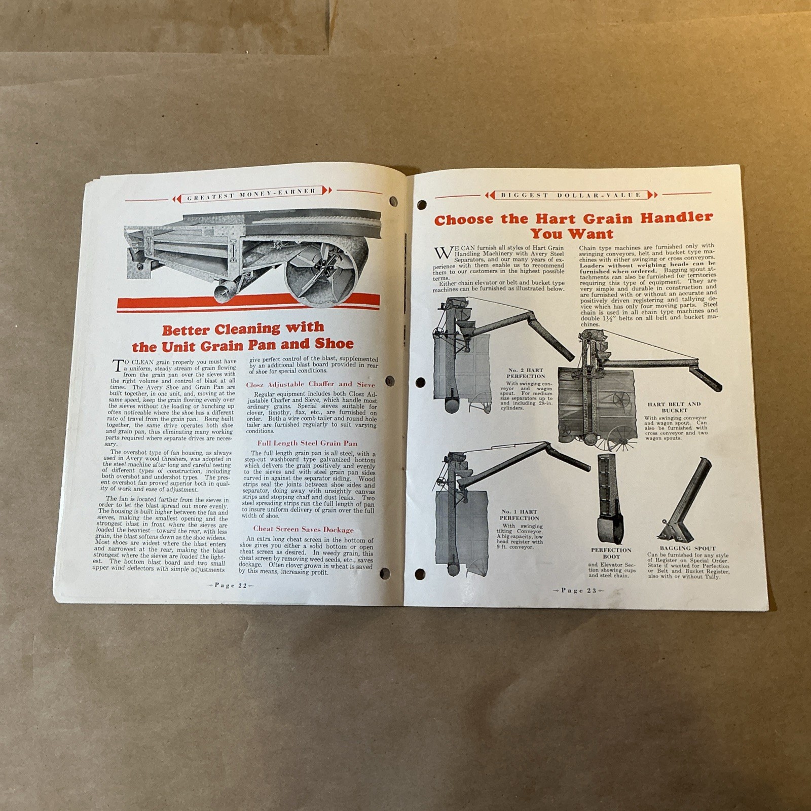 Vintage Original Threshers Catalog Avery Power Machinery Co. As Is INV-P1059