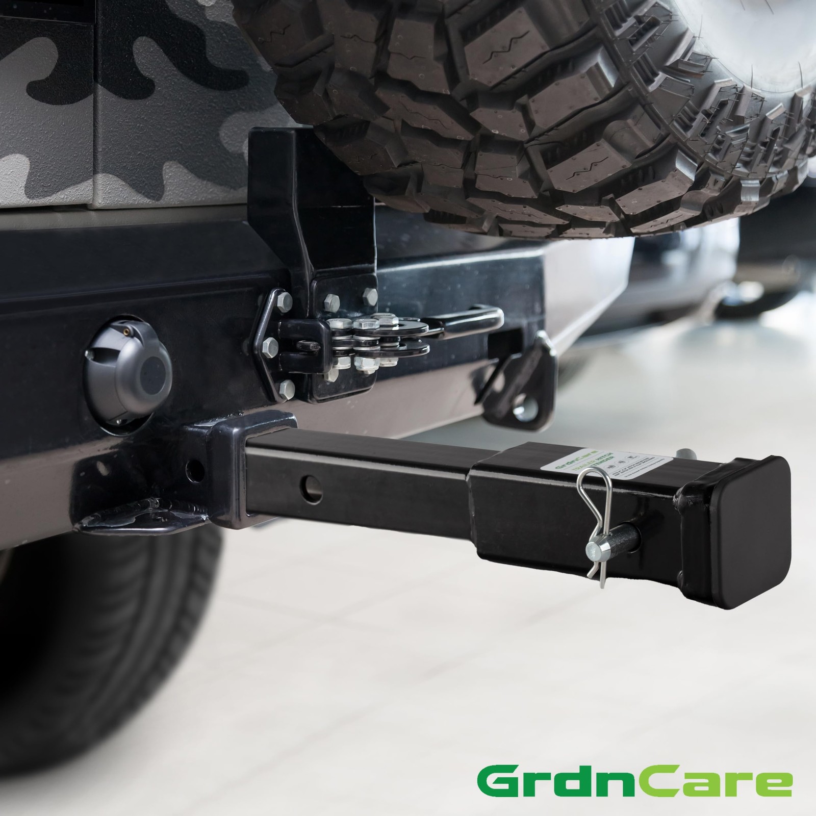 GrdnCare Heavy-Duty 10&Prime; Trailer Hitch Extender for 2-Inch 10 Inch, Black