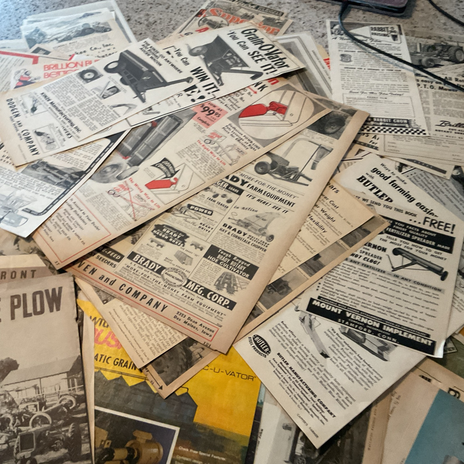 150+ Farming Agricultural Farm Related Print Ads 1920-70’s Vintage