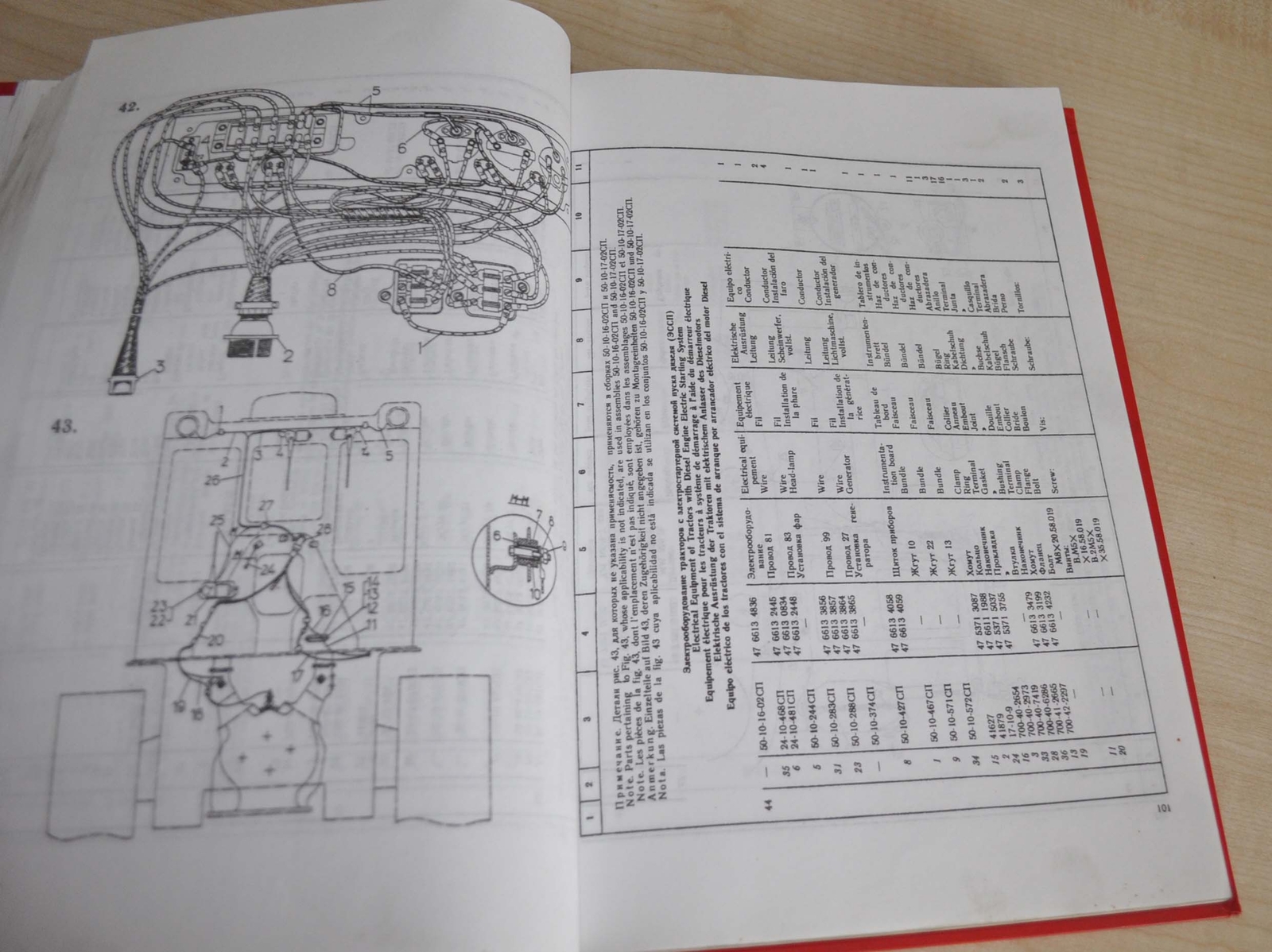 1990 ChTZ T-170 Tractor Parts Catalog Manual Tractoroexport RU ENG FR DE SP