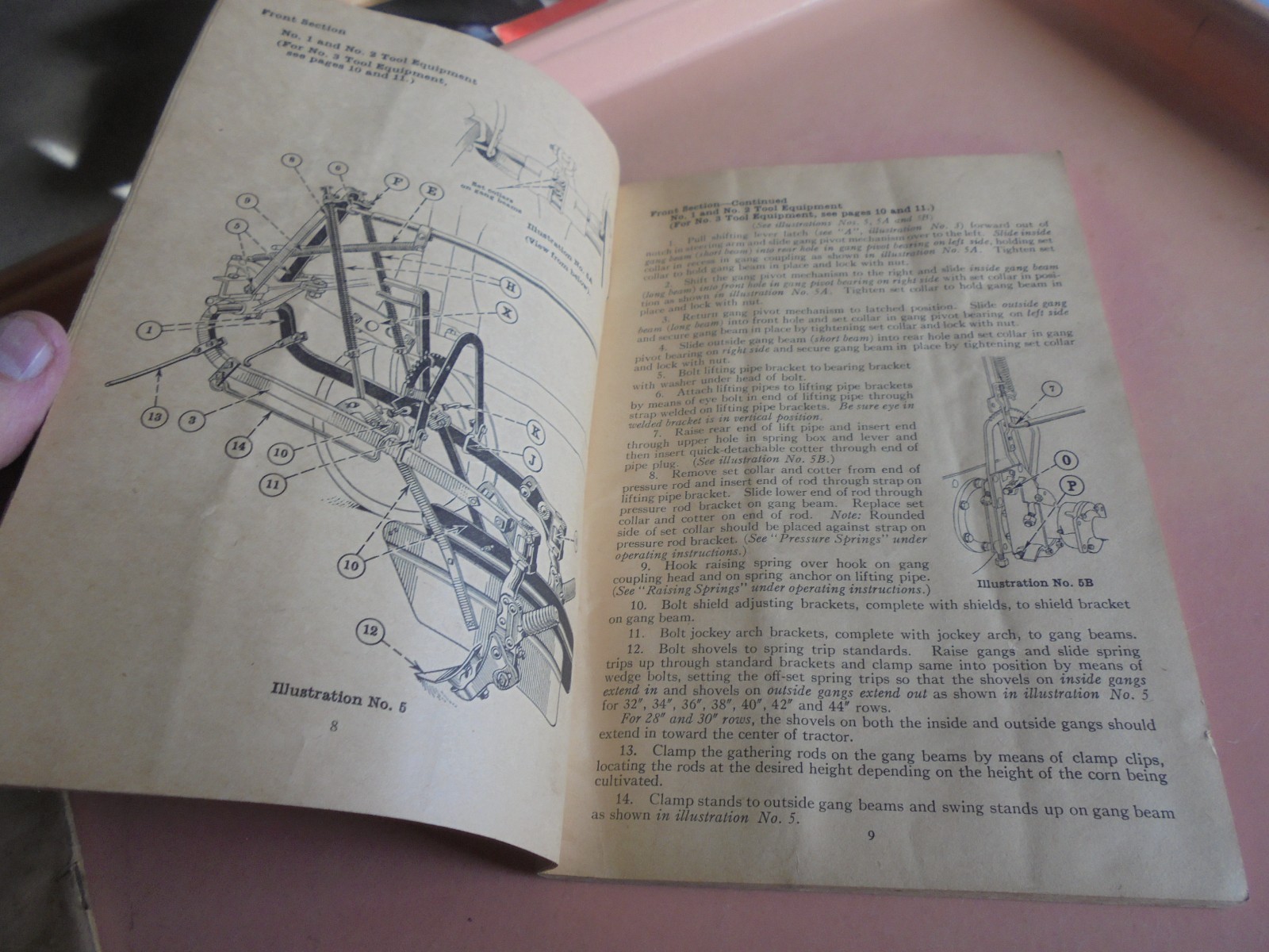 Vintage 1948 Operating and Service Manual for Massey-Harris 22 and 22K tractors