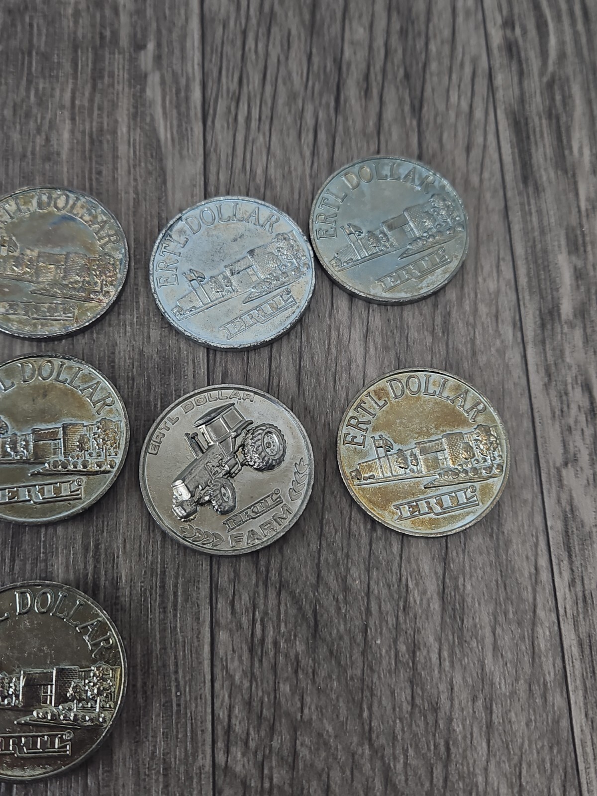13 ERTL Dollar Coins Tractor