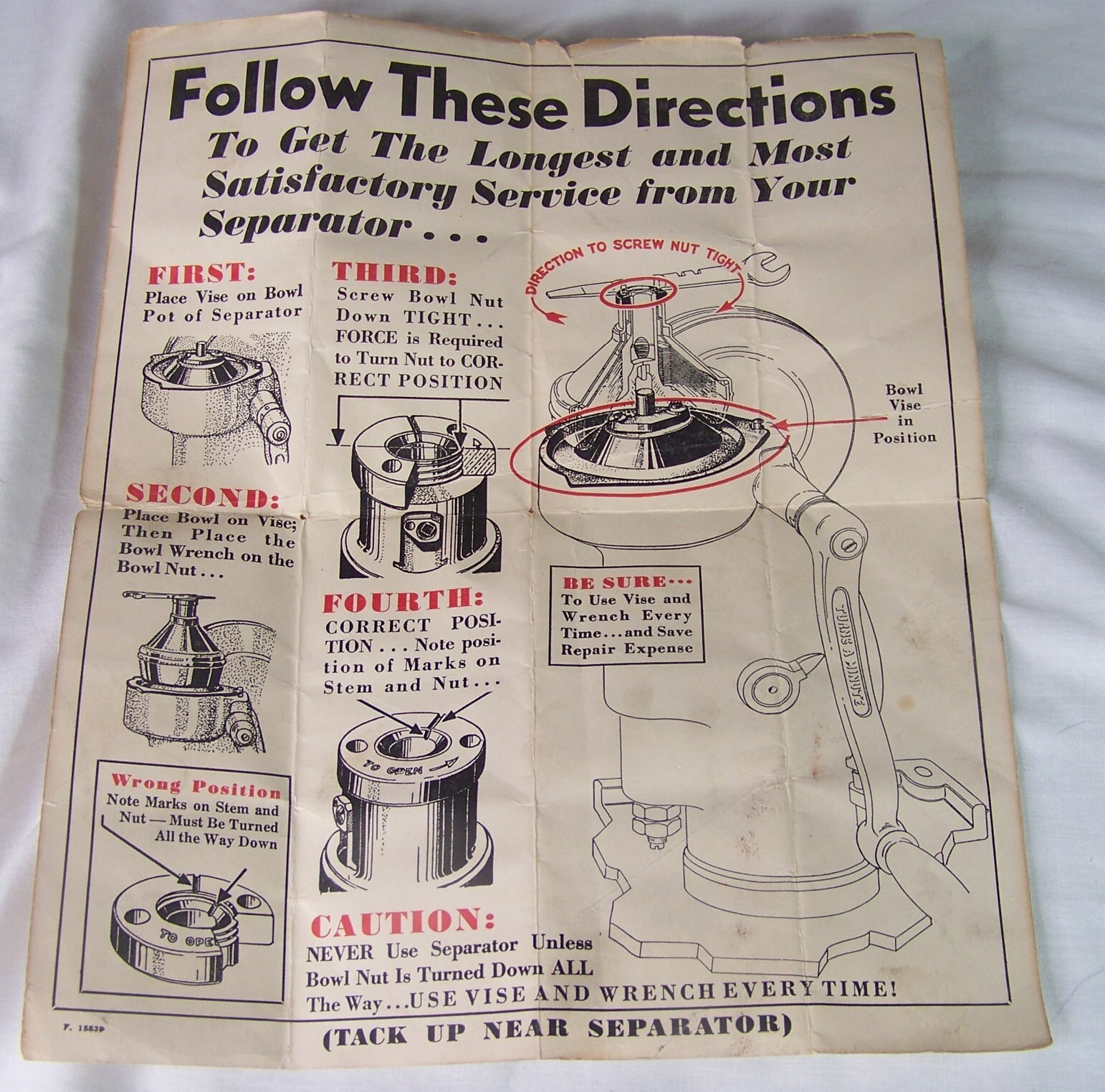 LOT VINTAGE AMERICAN CREAM SEPARATOR ADVERTISING CERTIFICATE BROADSIDE POSTER+