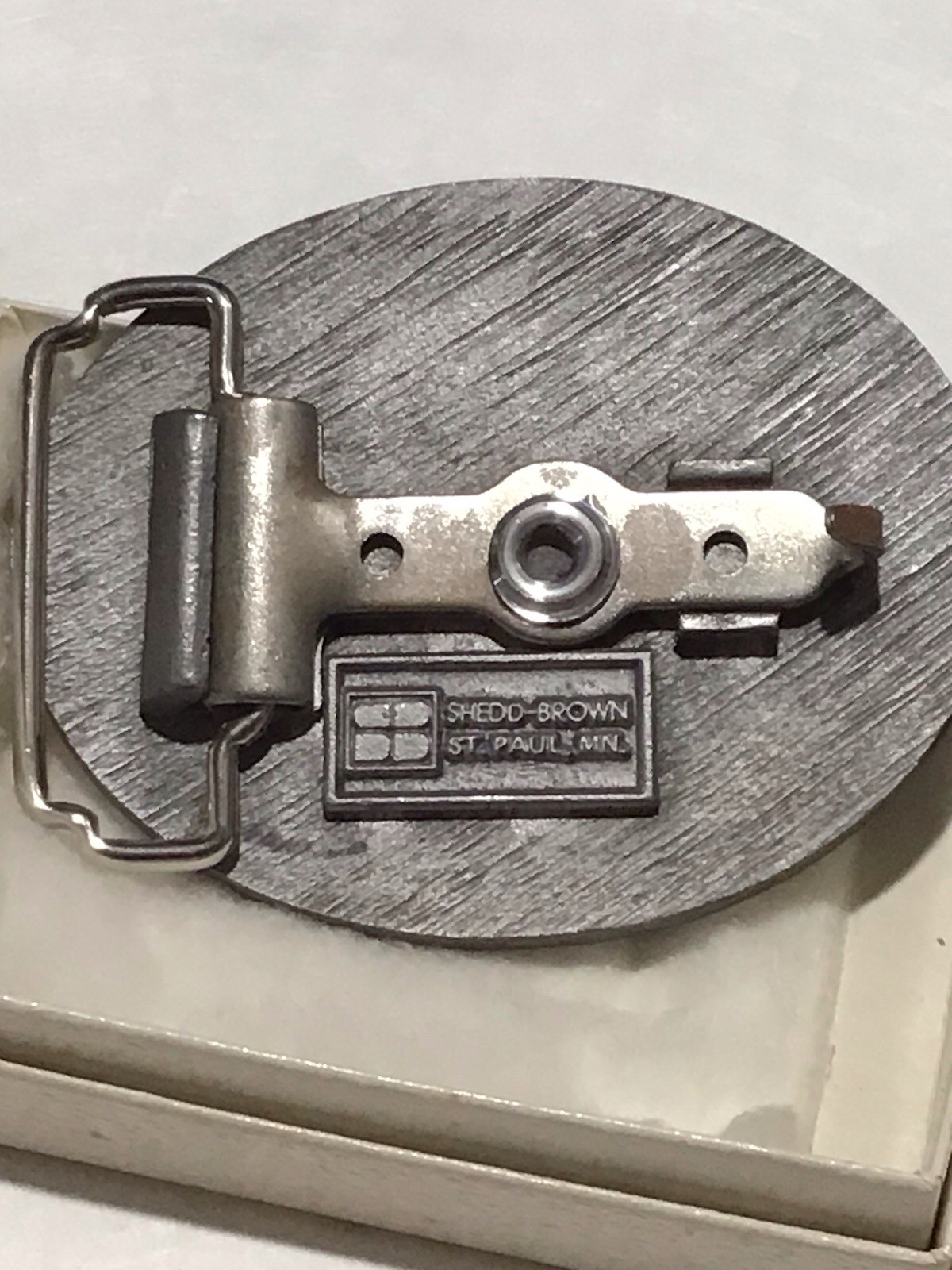 Farmers CO-OP Belt Buckle Friend Nebraska Advertising 1928–1988 60th Anniversary