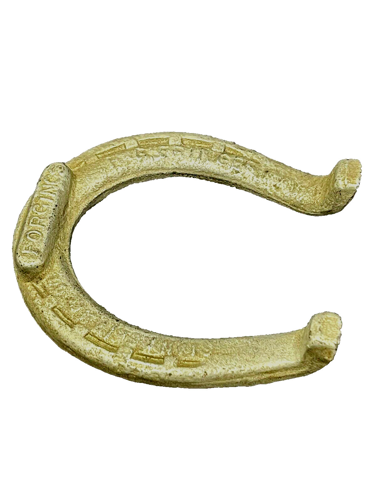VINTAGE Horseshoe advertising FORGINGS R Geiringer Metal Paperweight