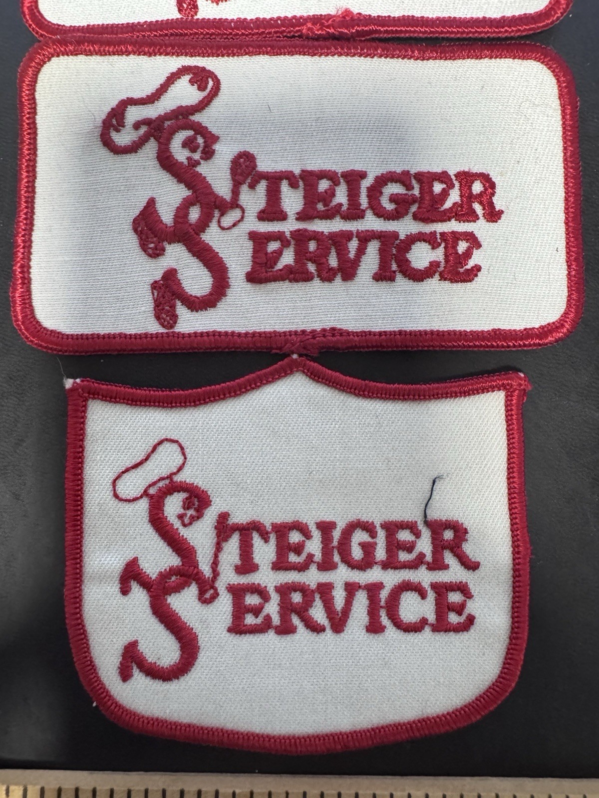 3 Vintage Steiger Service Patches – Tractor Agriculture Advertising