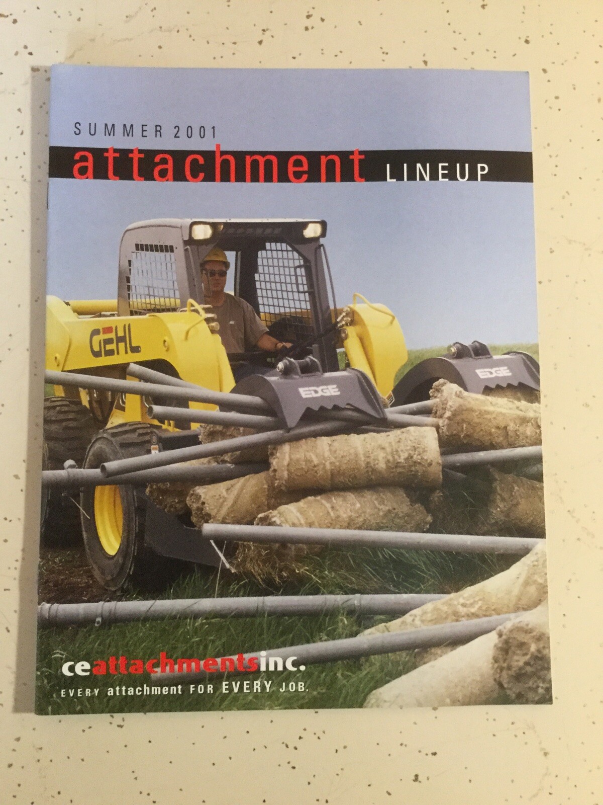 GEHL SUMMER 2001 ATTACHMENT LINEUP 16 PAGES 2001 Sales Brochure