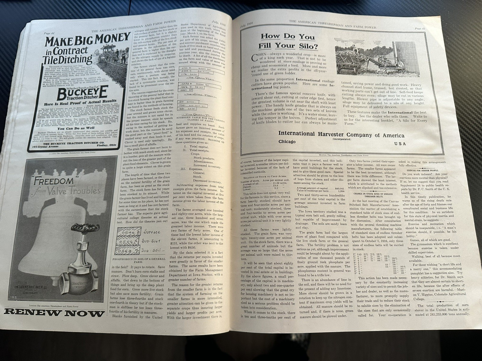 The American Thresherman and Farm Power MAGAZINE 1916 Madison, WIS Vol 19 No 3