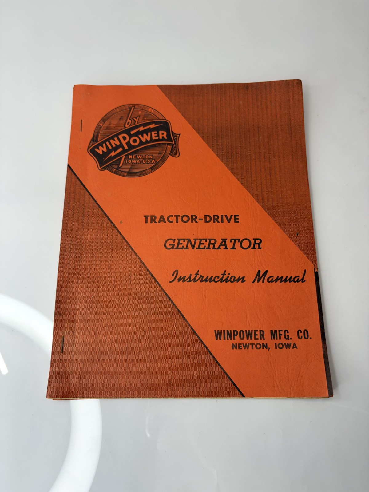 vintage winpower tractor-drive generator instruction manual