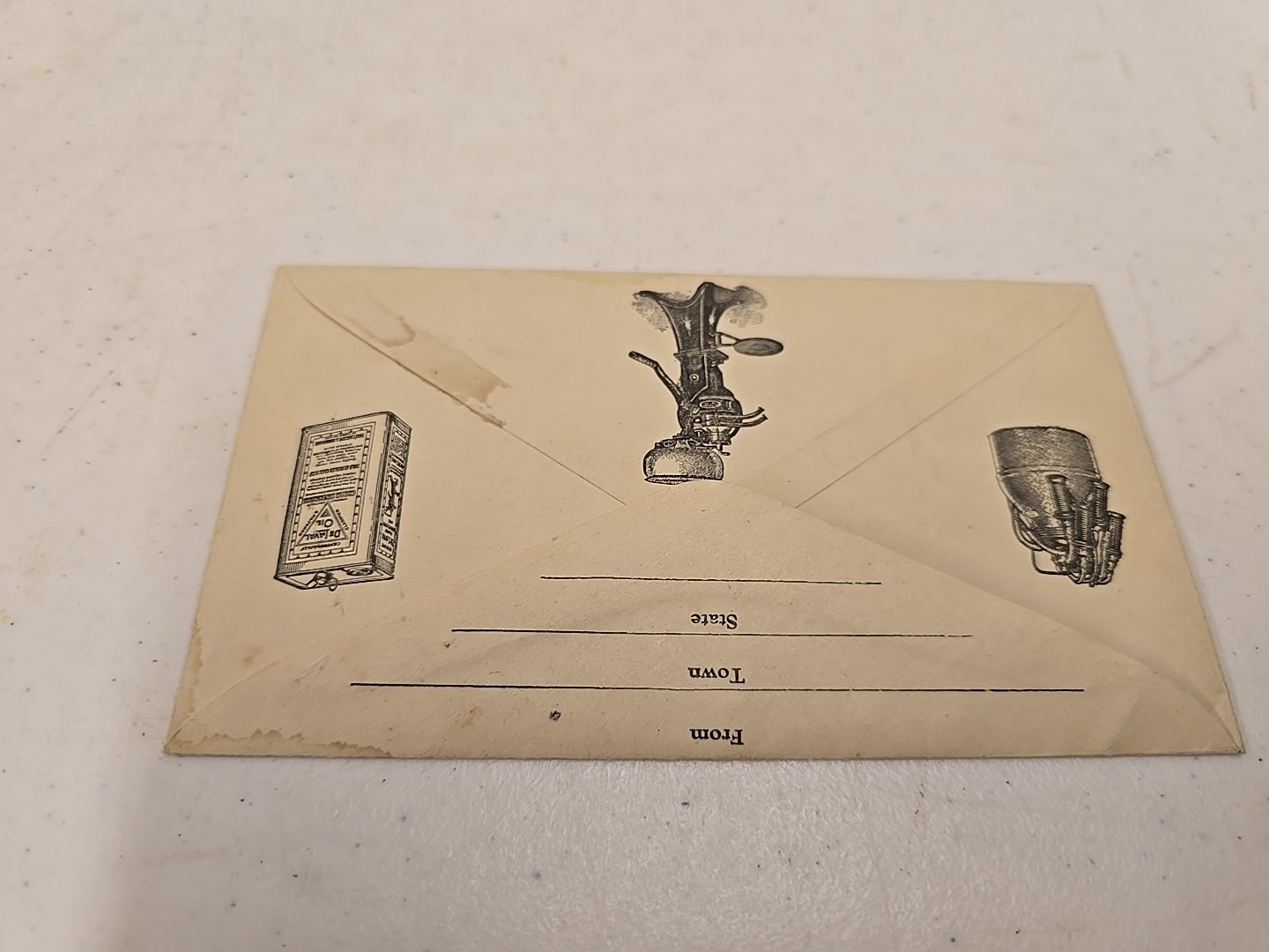 Vintage De Laval Seperator Chicago Advertising Illustrated Letter Cover Envelope