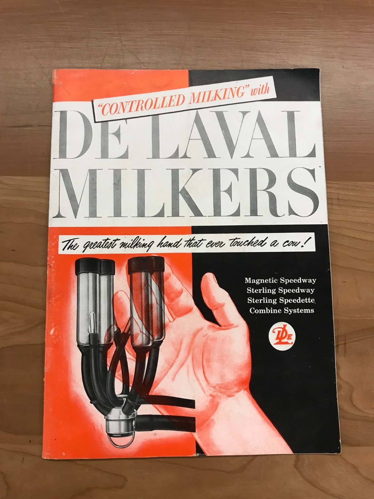 Vintage De Laval Milkers Brochure