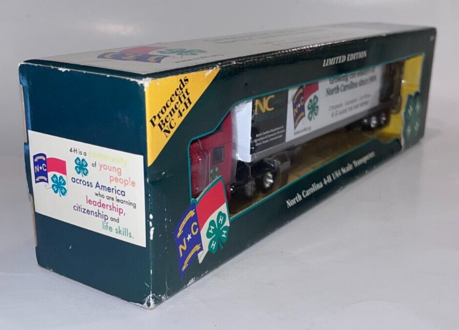 2007 Ertl Diecast, PETERBUILT SEMI TRACTOR TRAILER / NORTH CAROLINA 4-H (1/64)