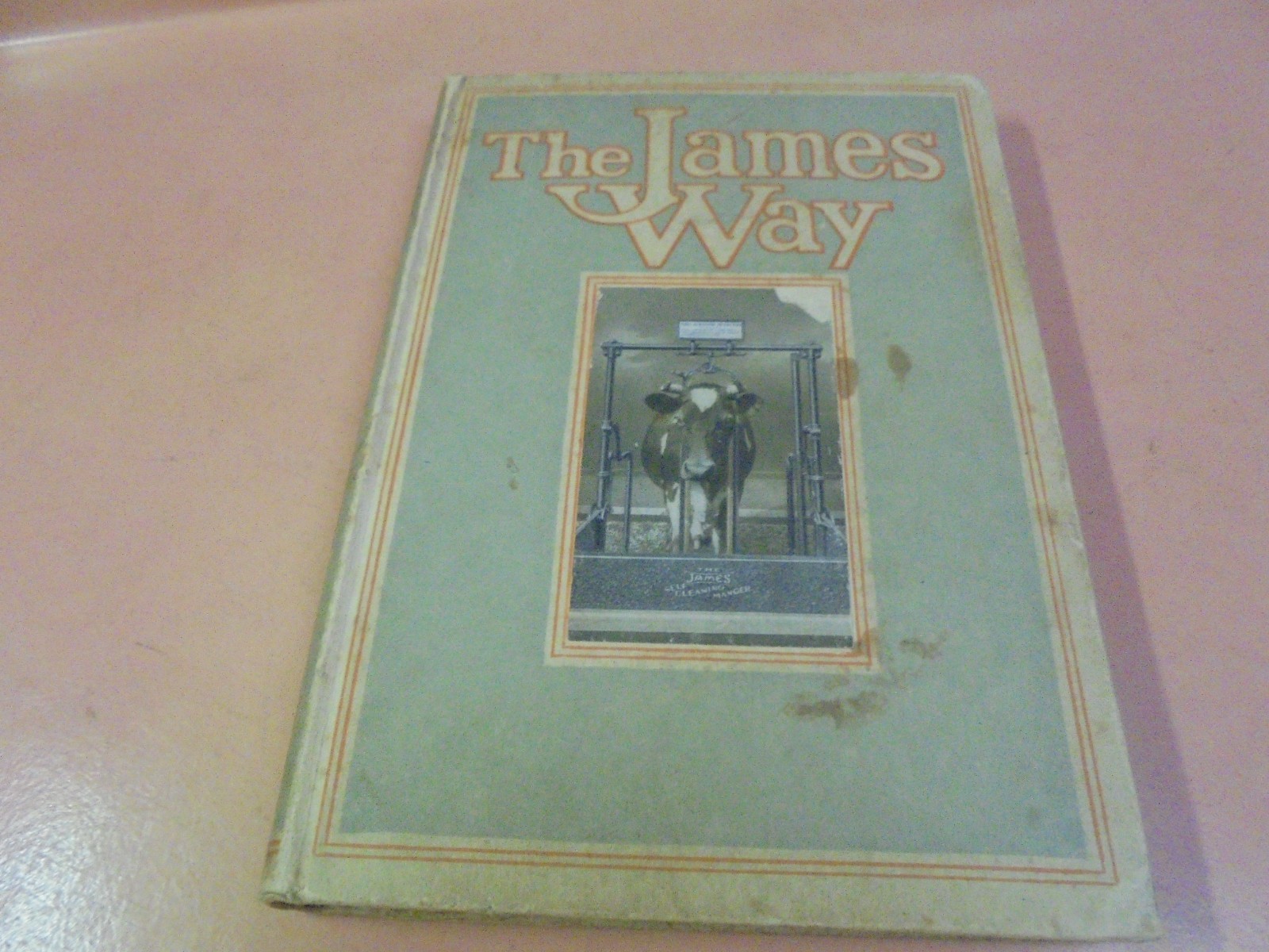 Vintage 1916 The James Way Hard Covered Book Catalog Barns Dairy with price list