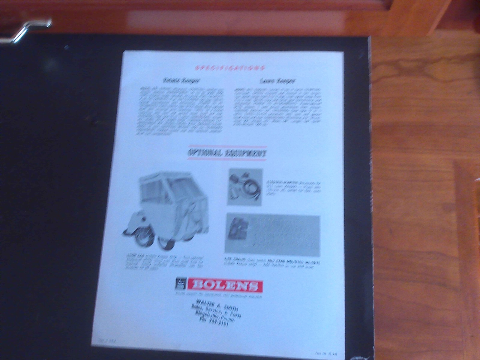 Bolens Estate Keeper – Lawn Keeper BROCHURE VINTAGE