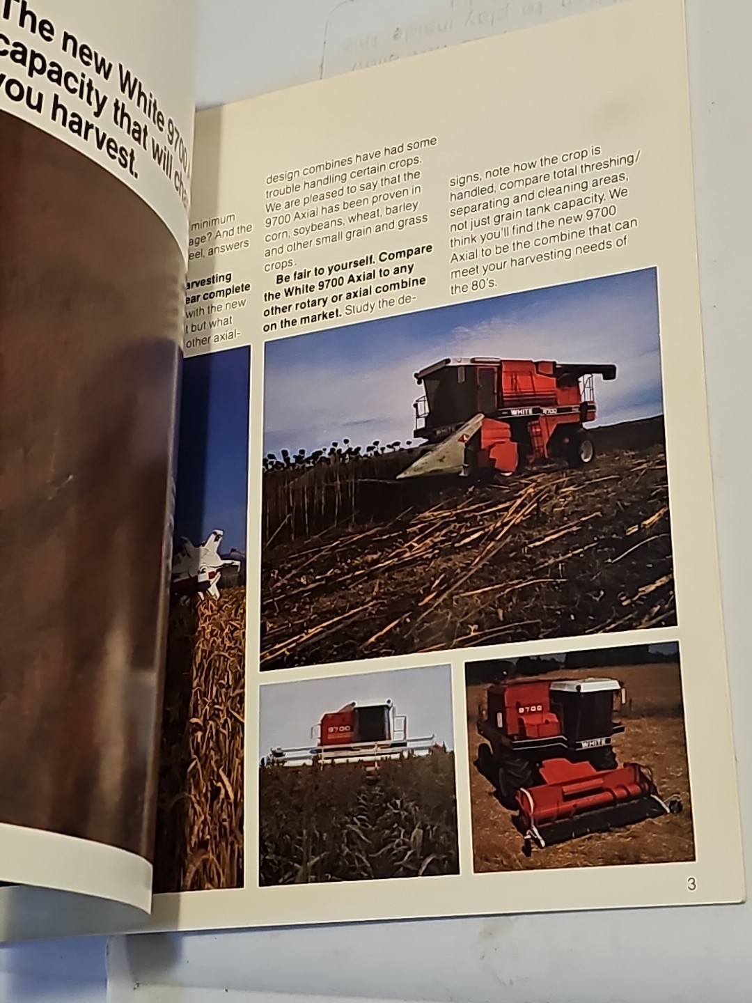 White Tractor 9700 Combine Sales Brochure