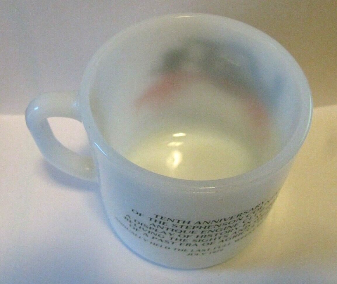 Stephenson Co Antique Engine Club STOVER ENGINE Coffee Cup Freeport IL 1979 hit