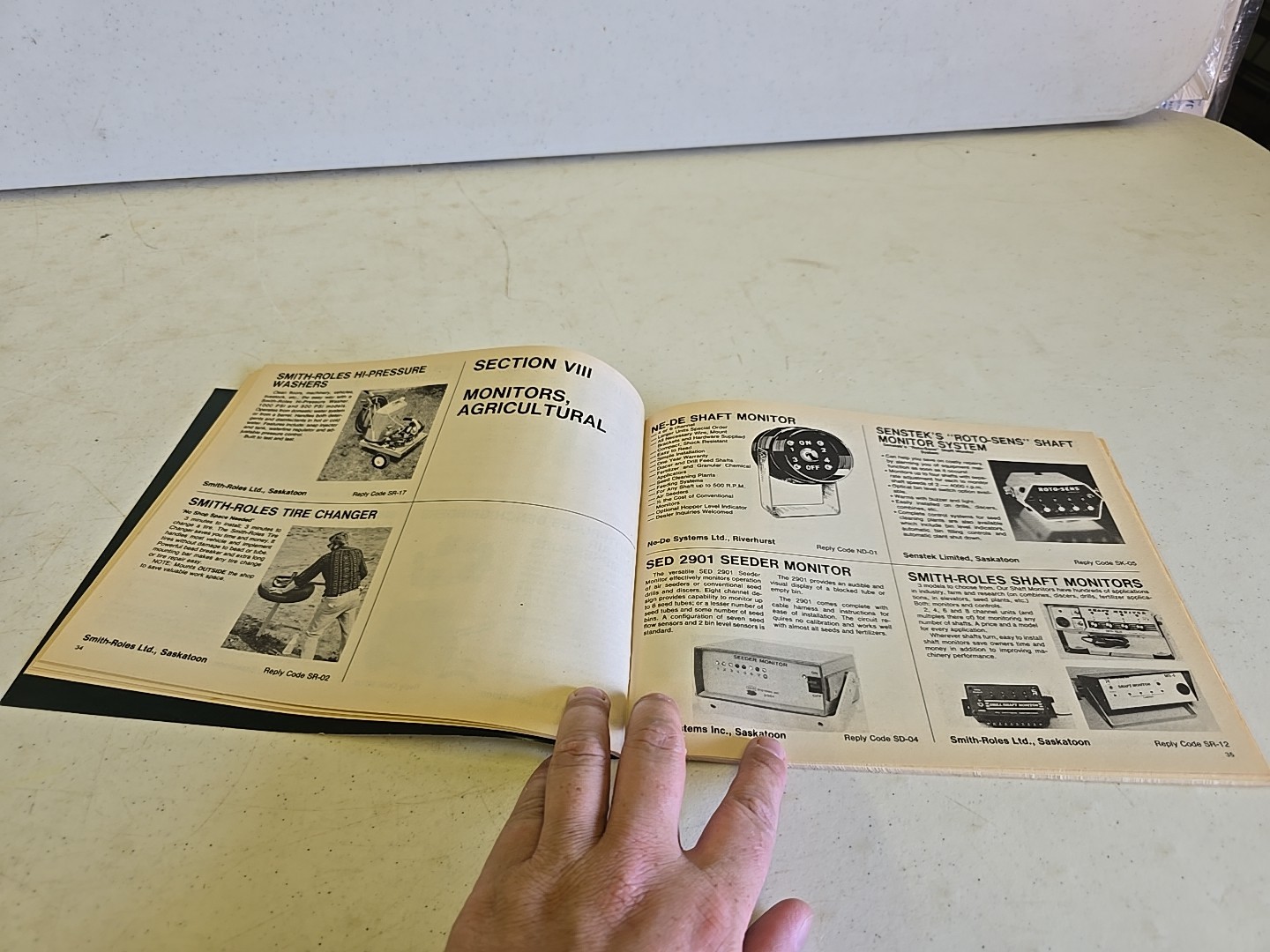 Vintage 1984 Saskatchewan Canada Implement Buyers Guide Advertising Brochure