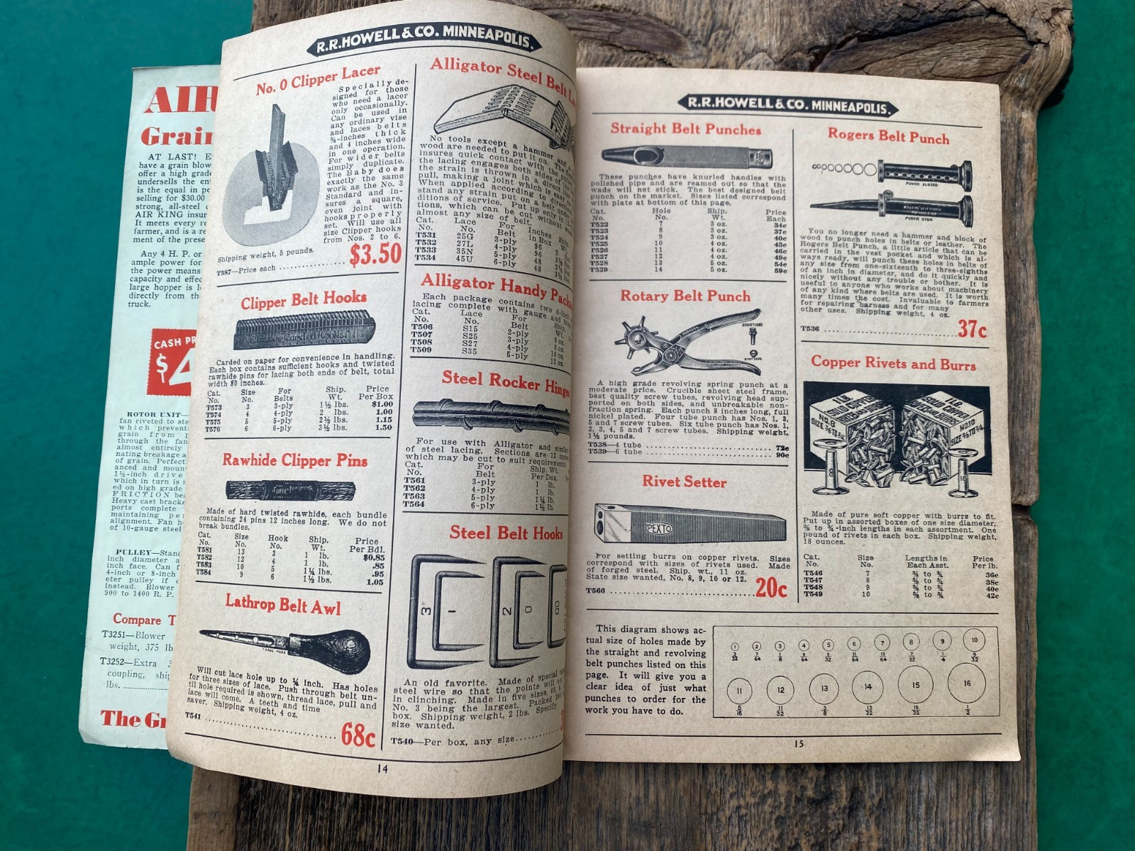 R.R. Howell Thresher & Power Farming Supply Catalog T-34 Minneapolis MN 1934