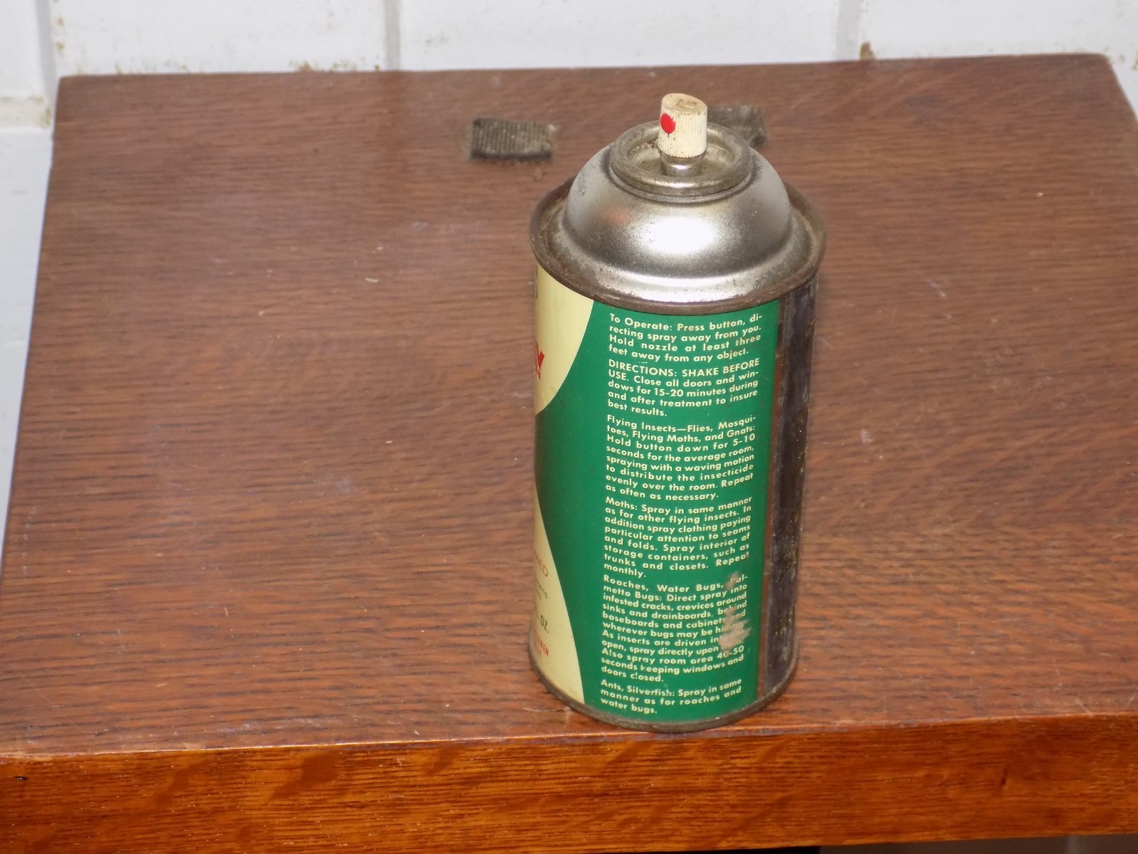 Vintage Dill Spray Insect Killer 9 Ounce EMPTY Spray Can