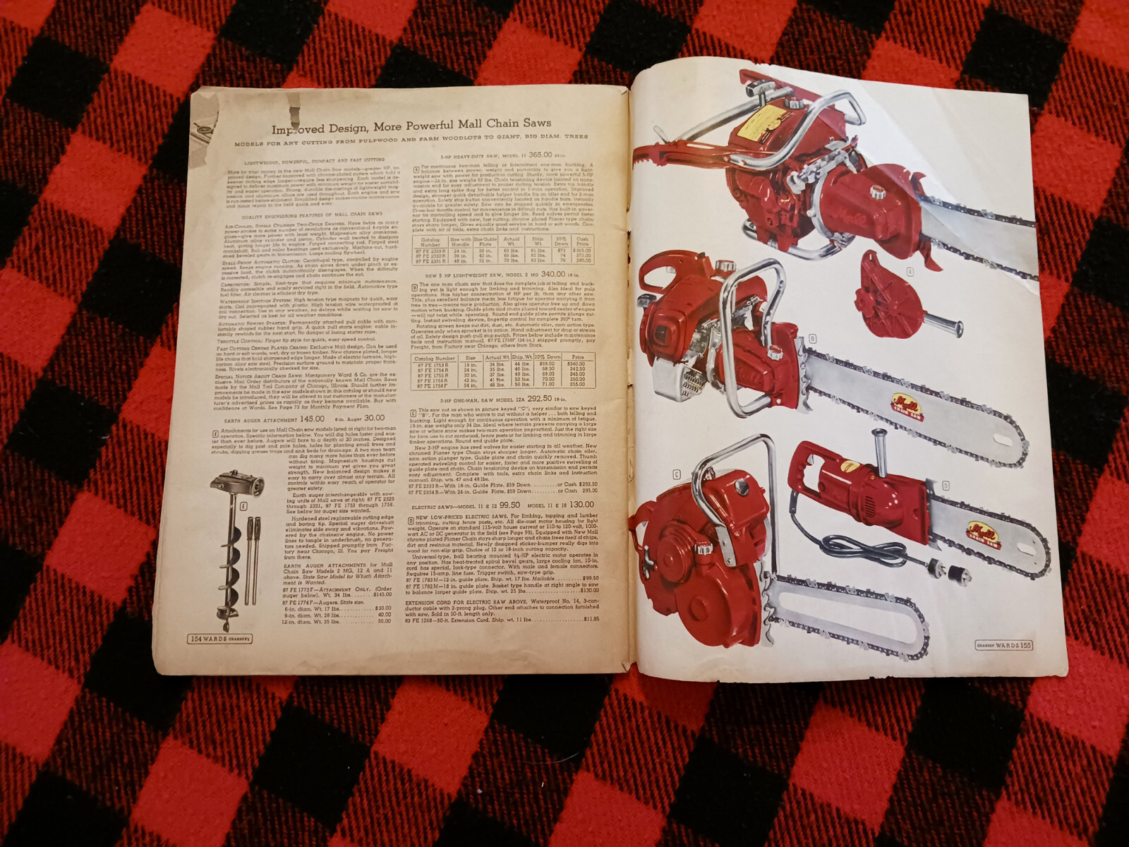 1953 Montgomery Ward Farm Catalog Wards Hoe Plow Trac Garden Tractor