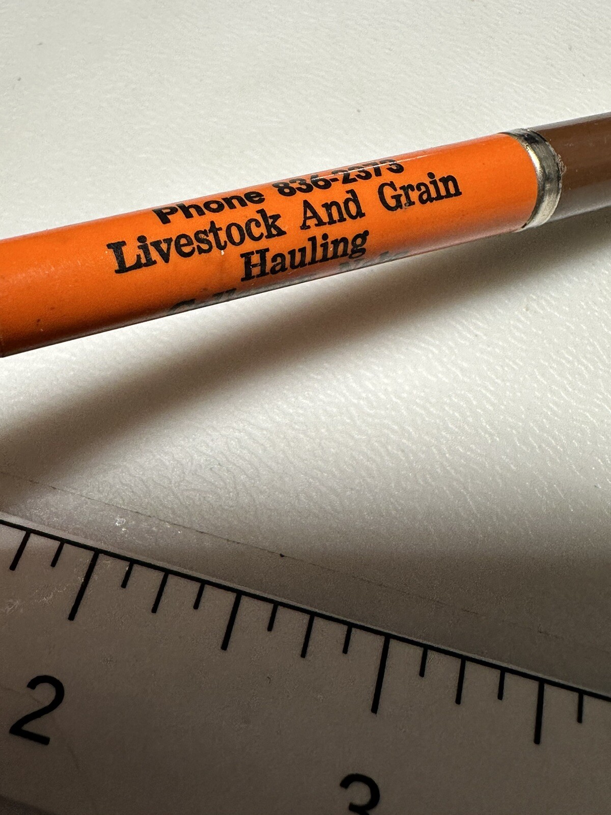 Vintage Callaway Nebraska Lange Trucking Livestock Grain Farming Ag Hauling Pen