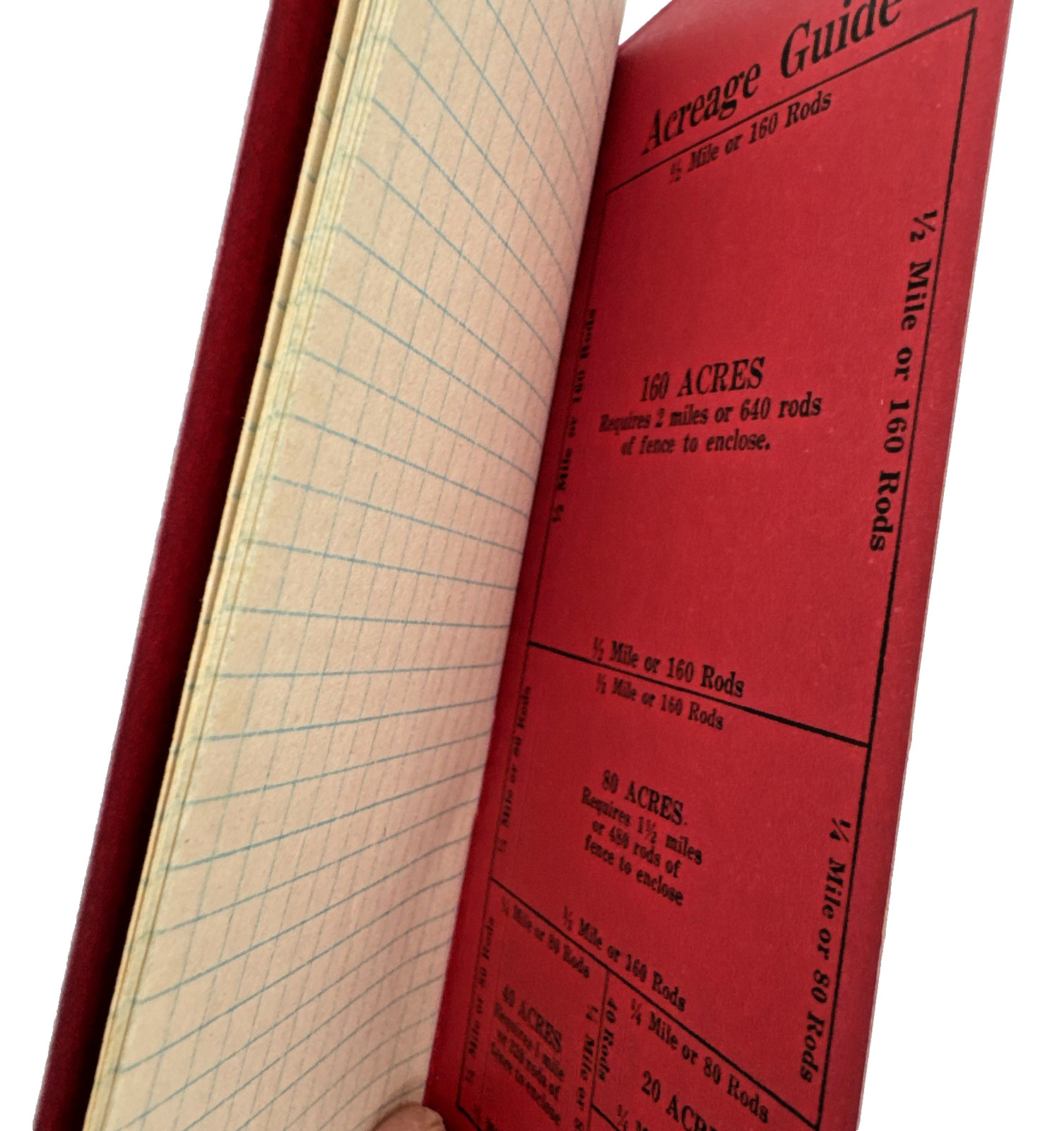 Vintage Red Brand Fence Keystone Steel Wire Notepad Lot 1930s Advertising