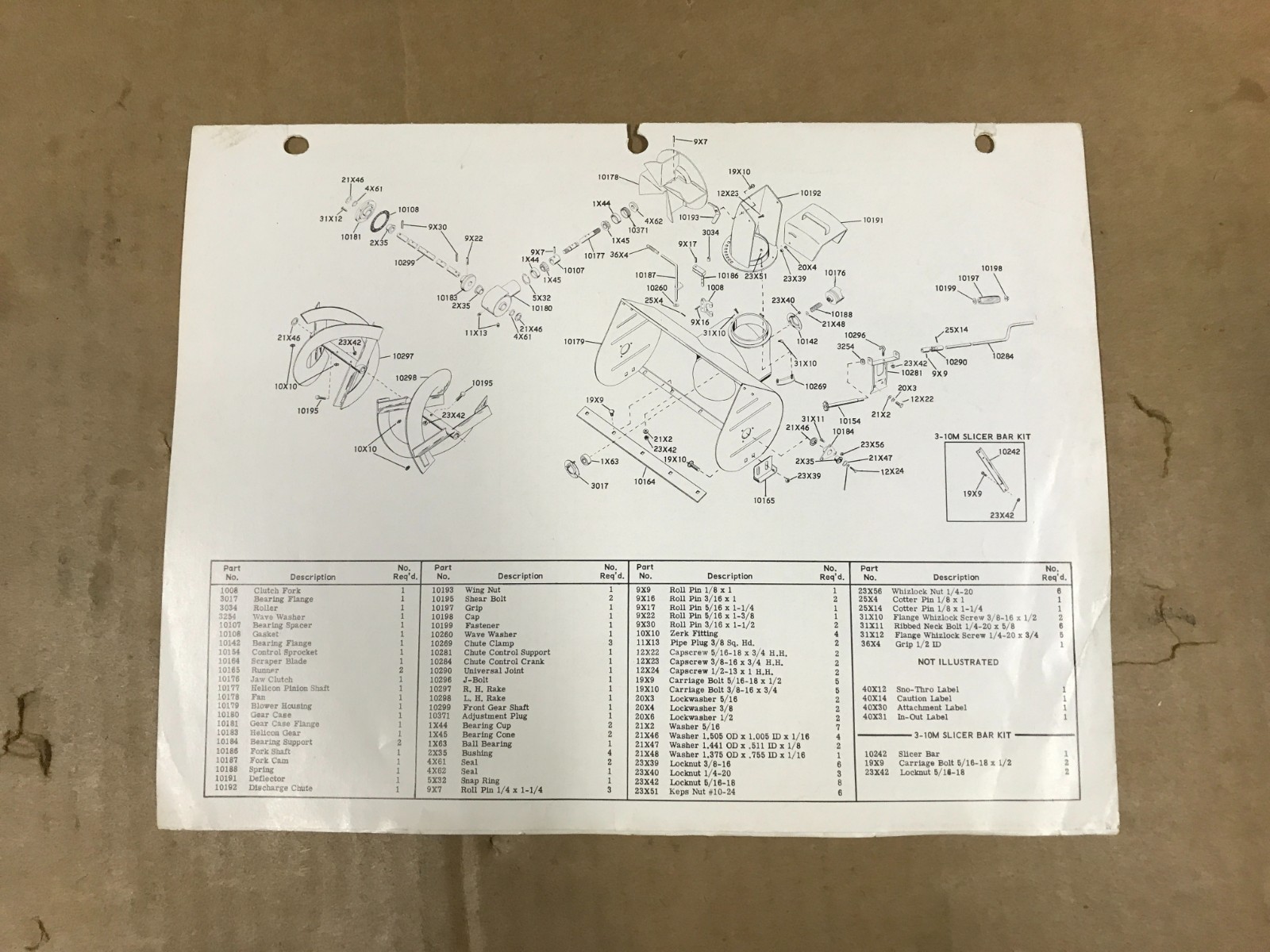 Vintage Ariens Tractor & Sno-Thro Attachments Parts Manual – PM-2