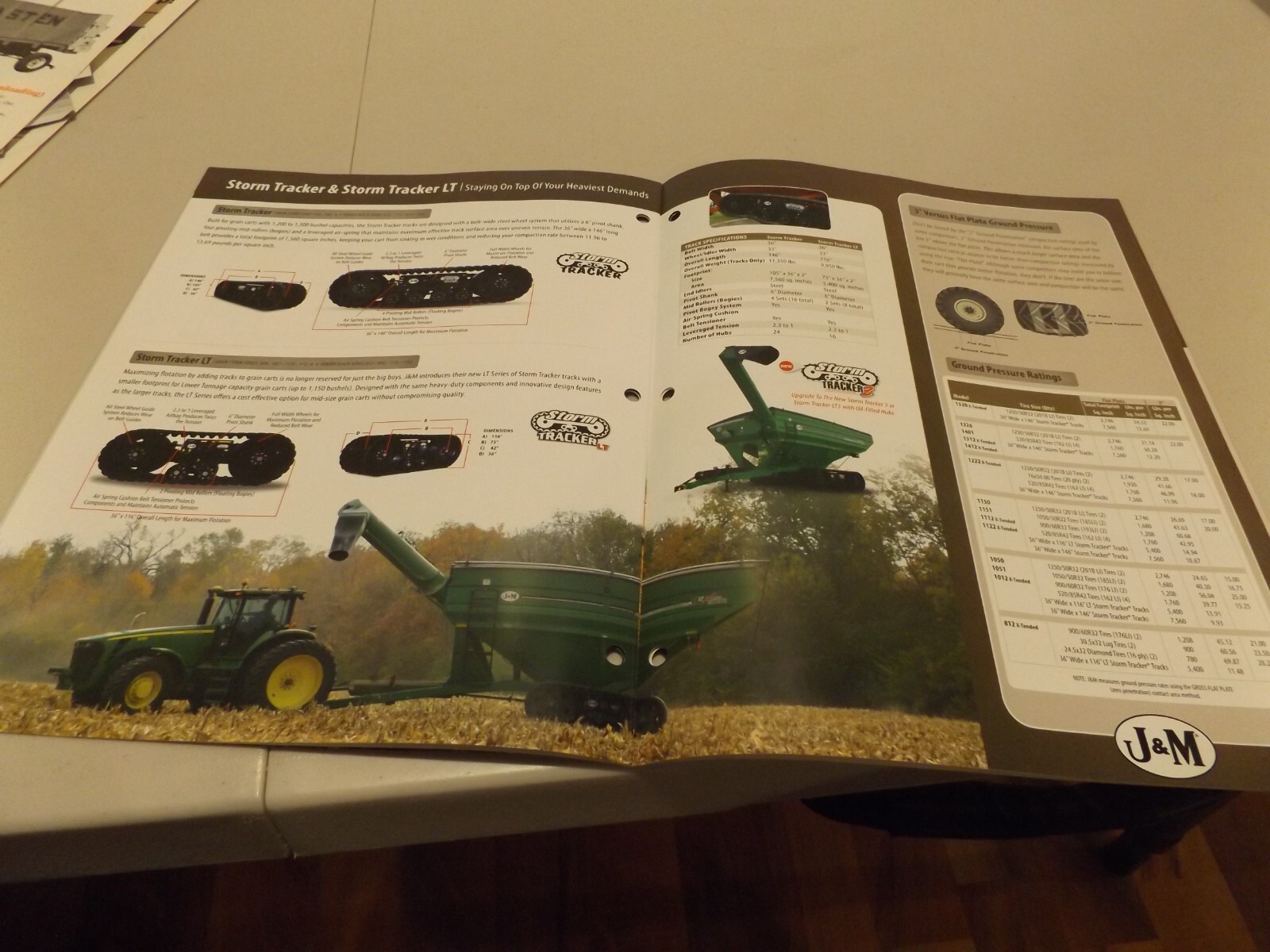 J & M 12 & 22 SERIES X-TENDING REACH GRAIN CARTS,