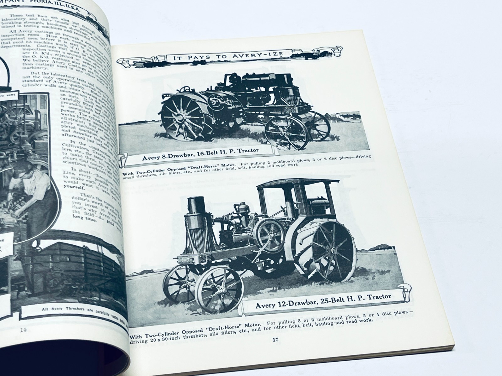 Avery Tractors Trucks Motor Cultivators Threshers Plows Brochure