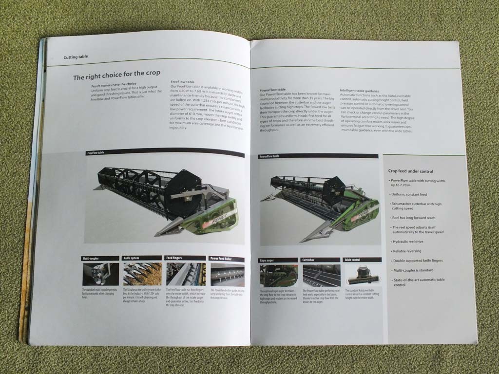 FENDT C-Series Grain Combine Argicultural Farm Equipment Brochure 2015