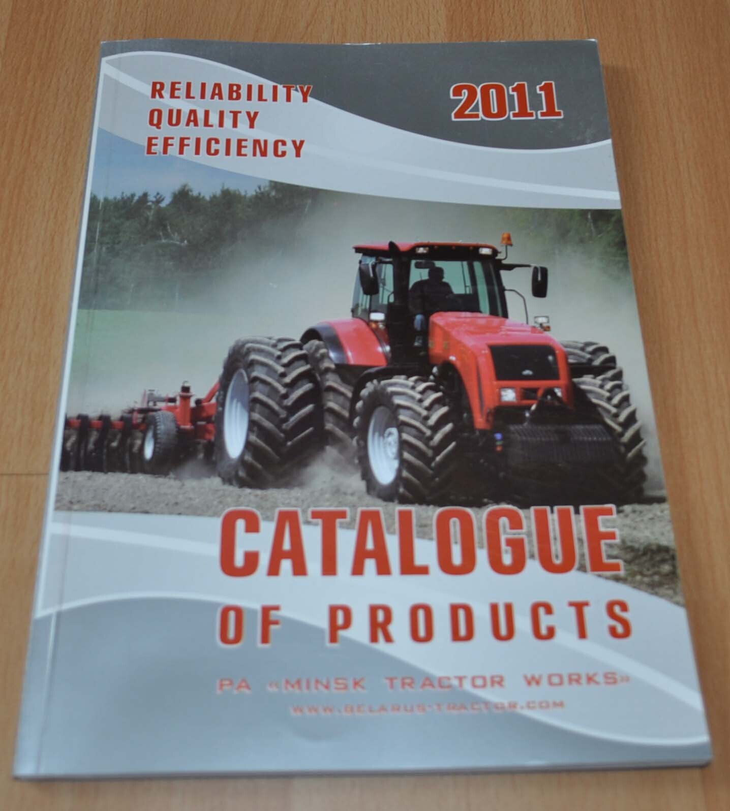 2011 MTZ Belarus Tractor Model Range Agricultural Machinery Brochure Prospekt EN