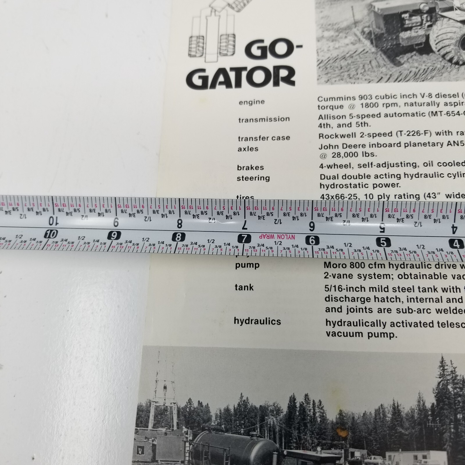 Go Gator All Terrain Vehicle Drilling Work 1984 Ag Chem Specifications Photos