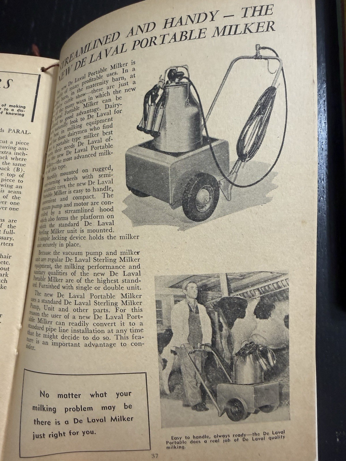 De Laval Handy Reference Yearbook 1948 Bergeron Product Station Charlotte MI